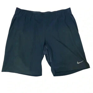 NIKE Men's Shorts Dry-Fit Flex Lightweight Side Seam Pockets Blue/Grey L